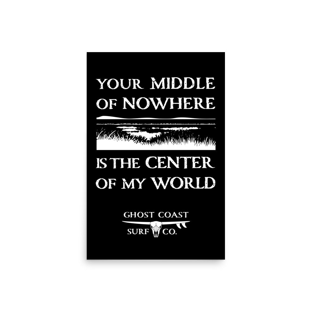 Poster - Your Middle of Nowhere is the Center of My World