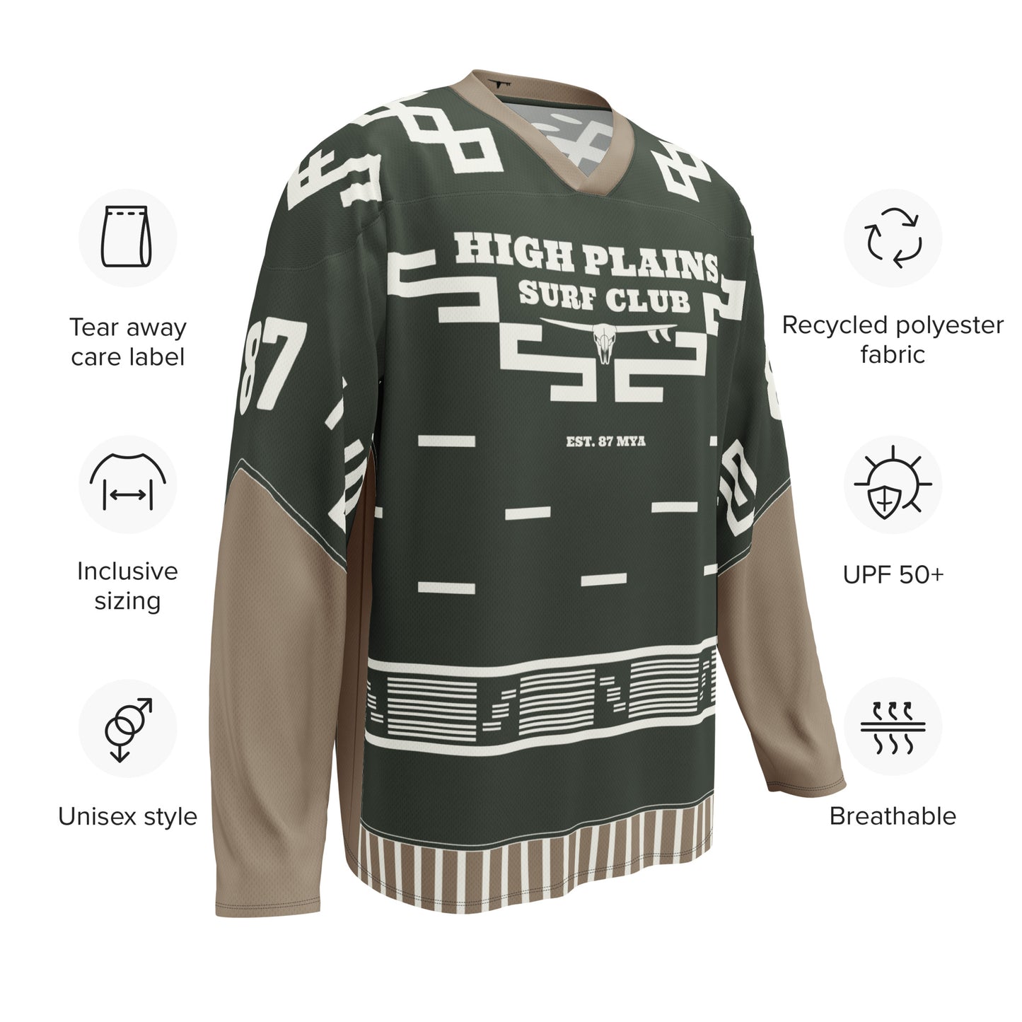 High Plains Surf Club Customized Hockey Jersey