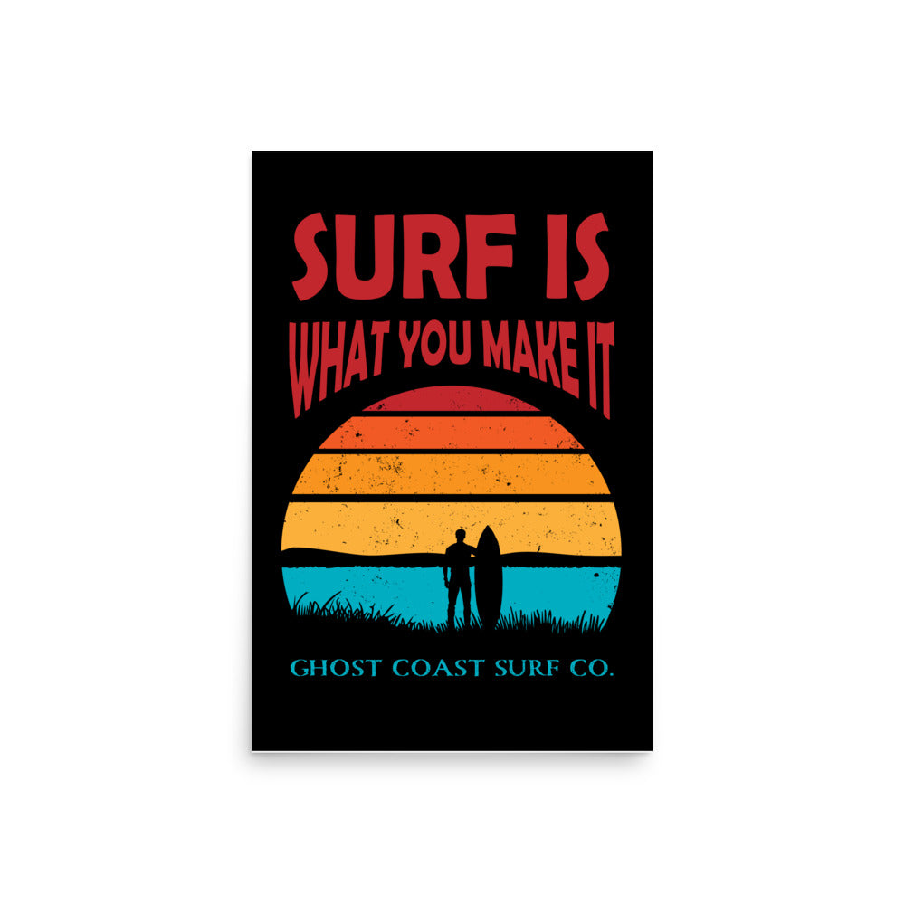 Poster - Surf Is What You Make It