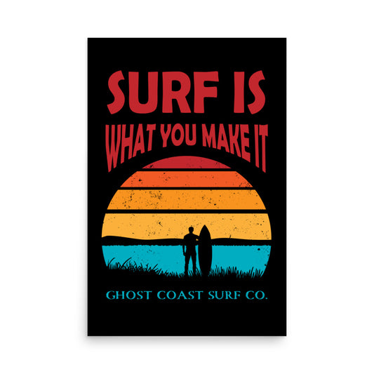 Poster - Surf Is What You Make It