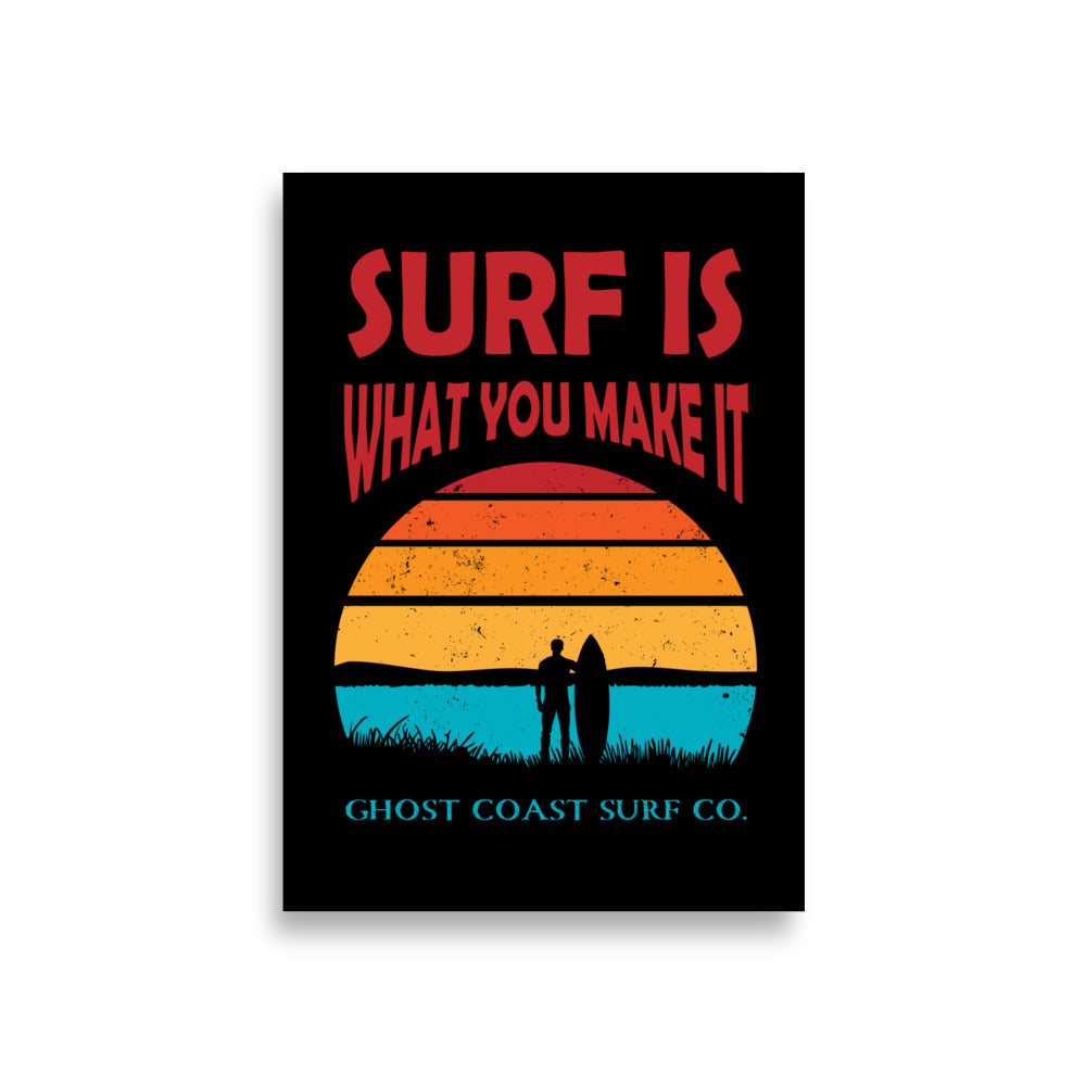 Poster - Surf Is What You Make It