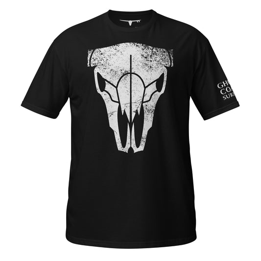 T-Shirt - Broken Board Bison Skull